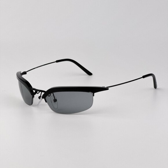 Prada PRB50S Rectangle Sunglasses – Black Frame Grey Lenses | Model 1AB3C2 main image 6